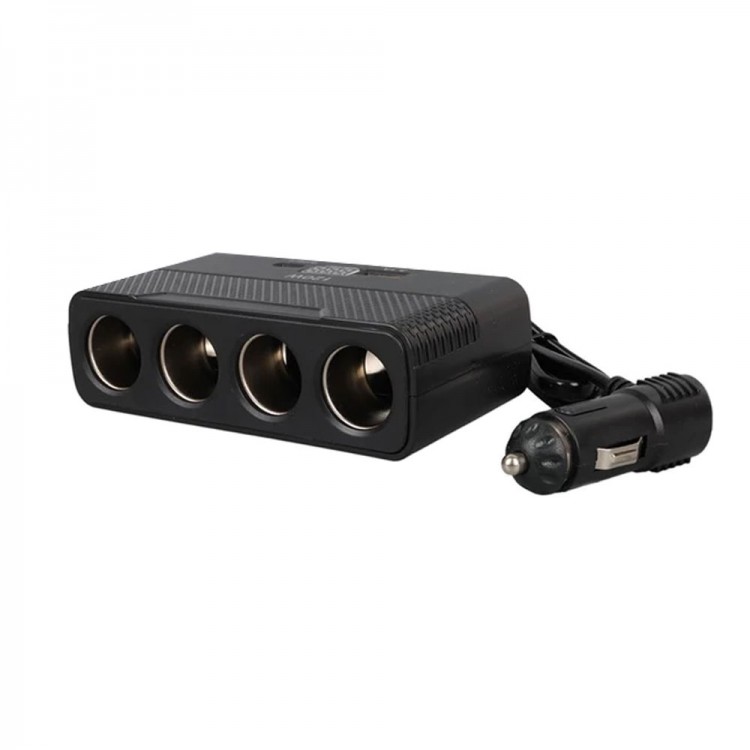 12v-24v 4 port Araç çakmak çoğaltıcı 1 type c  1 usb şarj girişleri 120w