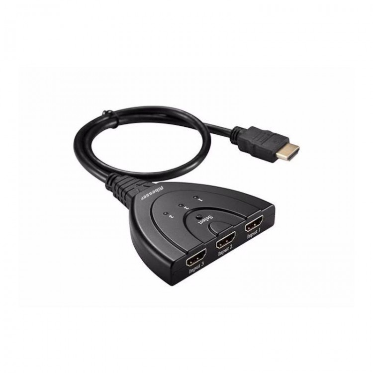 3 port hdmi switch kablolu hdmi çoklayıcı 3 port hdmi switch kablolu hdmi çoklayıcı