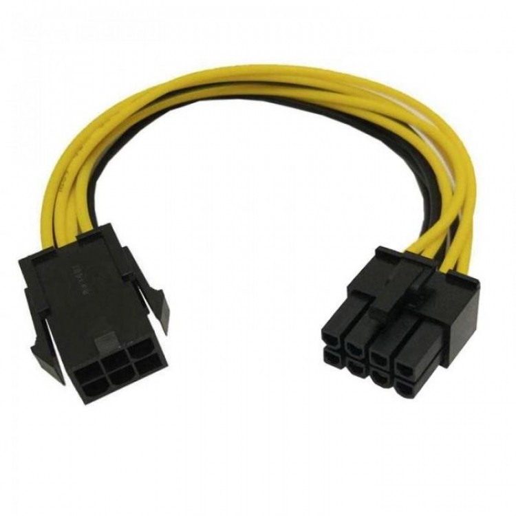 30 6 pin to 8 pin pci express uzatma kablo 6 pin to 8 pin pci exp uzatma kablo