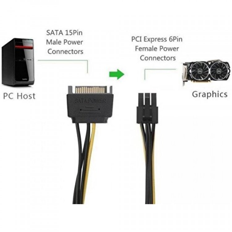 30 cm 15 pin sata 6 pin pci express kablo 15 pin erkek sata 6 pin dişi pci exp grafik kartı güç kablo 30 cm 15 pin sata 6 pin pci express kablo 15 pin erkek sata 6 pin dişi pci exp grafik kartı güç kablo