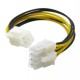 30 cm 4 pin to 8 pin güç kablo 4 pin to 8 pin cpu güç kablo