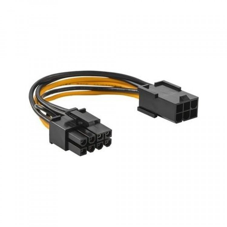 30 cm 6 pin 8 pin power çevirici 6 pin 8 pin dönüştürücü kablo
