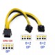 30 cm 8 pin to 6+2 pin pci express power kablo 30 cm 8 pin to 6+2 pin power gpu kablo 30 cm 8 pin to 6+2 pin pci express power kablo 30 cm 8 pin to 6+2 pin power gpu kablo