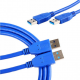 30 cm erkek erkek usb 3.0 kablo usb 3.0 erkek erkek kablo