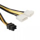 30 cm pci express to 2x 4 pin molex erkek kablo 6 pin pci exp 2x 4 pin erkek molex 30 cm power kablo 30 cm pci express to 2x 4 pin molex erkek kablo 6 pin pci exp 2x 4 pin erkek molex 30 cm power kablo
