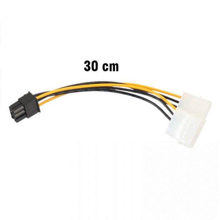 30 cm pci express to 2x 4 pin molex erkek kablo 6 pin pci exp 2x 4 pin erkek molex 30 cm power kablo 30 cm pci express to 2x 4 pin molex erkek kablo 6 pin pci exp 2x 4 pin erkek molex 30 cm power kablo