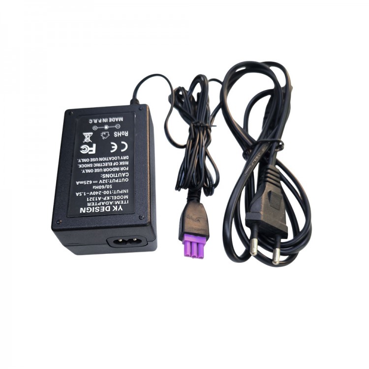 32V 625mA muadil yazıcı adaptörü mor uç 32V 625mA muadil yazıcı adaptörü mor uç