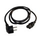 C15 power güç kablosu 3x1.5 power kablo  2m