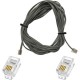 4 lü telefon kablosu 6P/4C 4 kablolu telefon kablosu 5metre 4 lü telefon kablosu 6P/4C 4 kablolu telefon kablosu 5metre