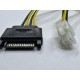 4 pin sata kablo 4 pin power sata power kablo 4 pin atx cpu power sata power çevirici