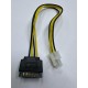 4 pin sata kablo 4 pin power sata power kablo 4 pin atx cpu power sata power çevirici