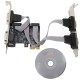 4 port pci express com kart 4 port pci exp rs232 kart 4 port pcie 9 pin com rs232 kart