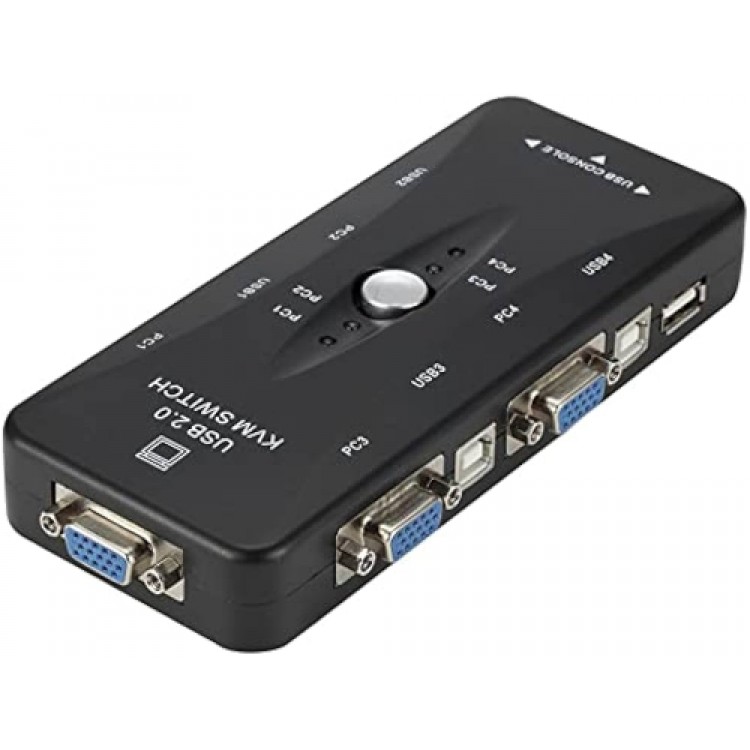 4 port usb kvm switch 4 kasa 1 monitör switch 4 port usb kvm switch 4 kasa 1 monitör switch
