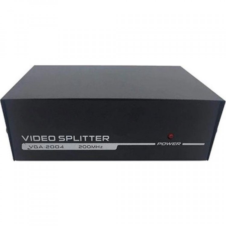 4 port vga splitter 200 mhz vga çoklayıcı