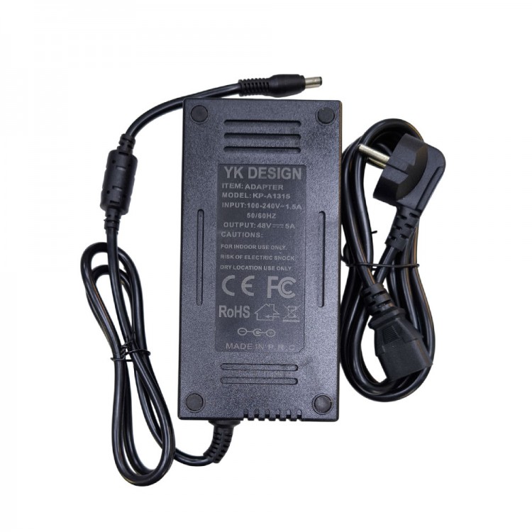 48v 5A  adaptör 5.5*2.5mm standart uçlu adaptör