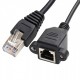 4RJ45 dişi erkek Uzatma Kablosu Cat5e/Cat6 Panel Tipi Ethernet uzatma 2m 4RJ45 dişi erkek Uzatma Kablosu Cat5e/Cat6 Panel Tipi Ethernet uzatma 2m