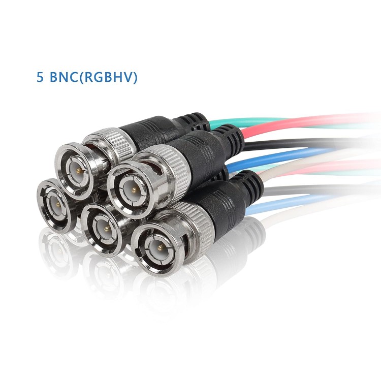 5 bnc vga kablo bnc monitör kablosu vga bnc kablo 1.5 metre