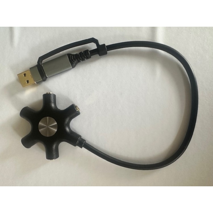 5 çıkışlı usb ses kartı 5 port usb ses kartı