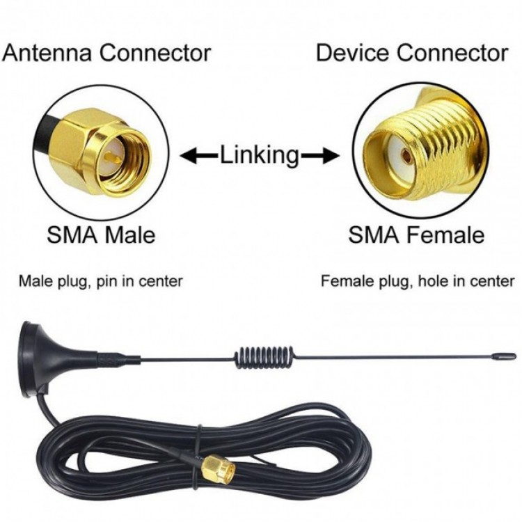 SMA 3G /4 G Vın modem anteni SMA erkek mobil GSM anteni 5 dbı SMA 3G /4 G Vın modem anteni SMA erkek mobil GSM anteni 5 dbı