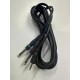 5 metre 3.5 mm stereo 6.3 mm mono amfi kablosu 2x6.3 mm 3.5mm stereo kablo