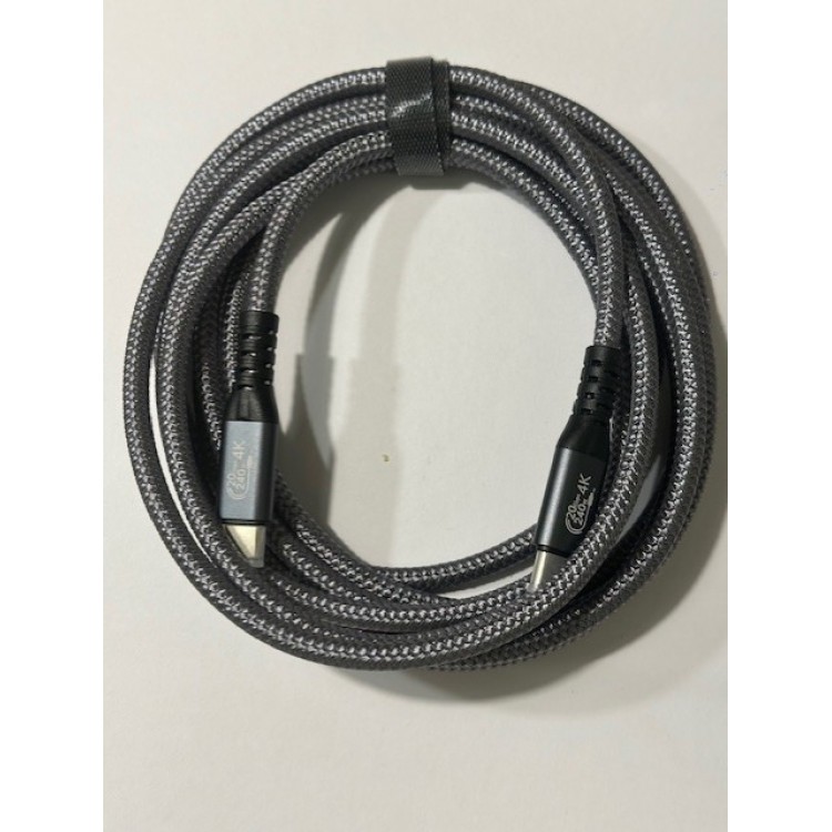 3 metre 20 gbps 240w 4k typec kablo 3 metre usb 3.2 type-c type-c kablo