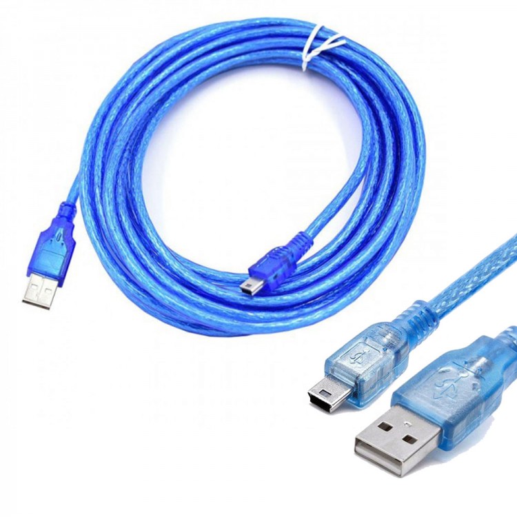 5 metre 5 pin kablo 5 metre mini usb kablo mini usb şarj ve data kablosu 5 metre 5 pin kablo 5 metre mini usb kablo mini usb şarj ve data kablosu