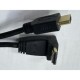 5 metre 90 derece hdmi kablo 5 metre L hdmi kablo