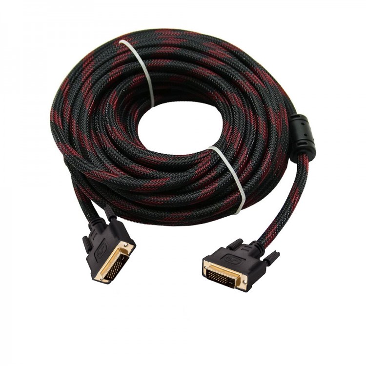 DVI 24+1erkek erkek örgülü kablo dvi d 1080p görüntü kablosu 5m DVI 24+1erkek erkek örgülü kablo dvi d 1080p görüntü kablosu 5m