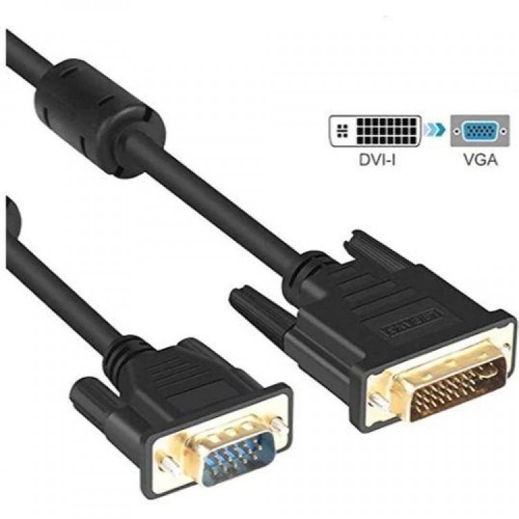 5 metre dvi vga kablo 24+5 5 metre vga dvi kablo 24+5