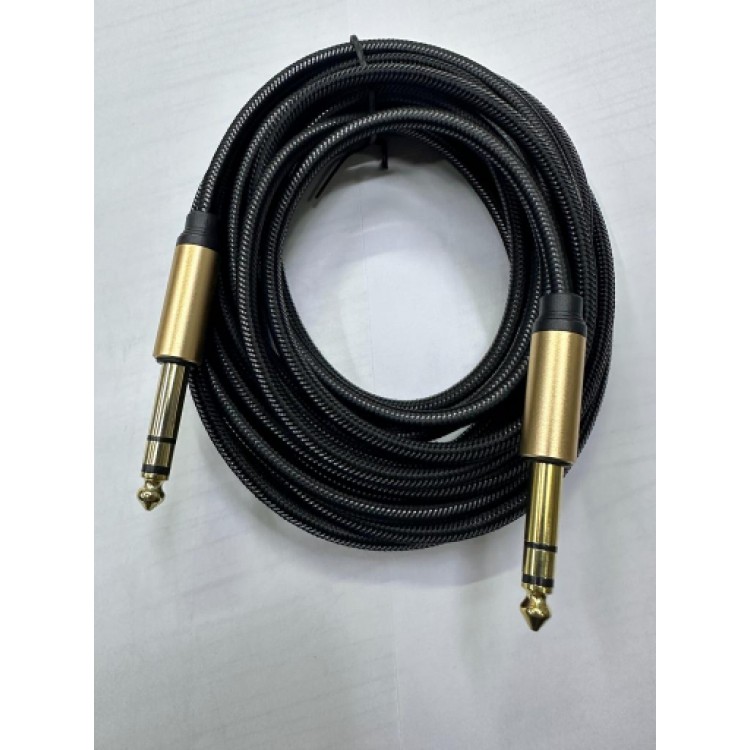 5 metre stereo 6.3 mm kablo 5 metre stereo amfi kablosu