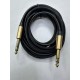 5 metre stereo 6.3 mm kablo 5 metre stereo amfi kablosu