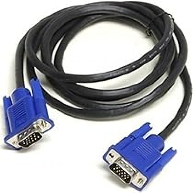 5 metre vga kablo 5 metre 15 pin erkek erkek kablo