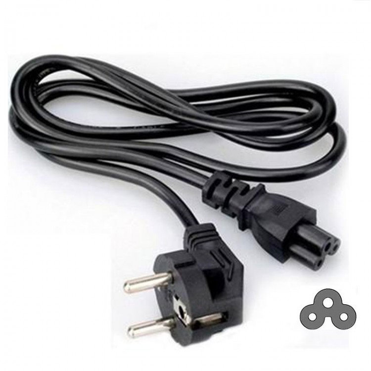 5 metre yonca power kablo 3x0.75 mm 5 metre notebook power kablo