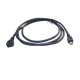5 pin mini usb B dişi erkek uzatma kablosu 1.5m 5 pin mini usb B dişi erkek uzatma kablosu 1.5m