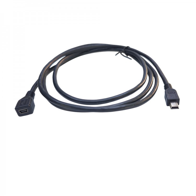 5 pin mini usb B dişi erkek uzatma kablosu 1.5m