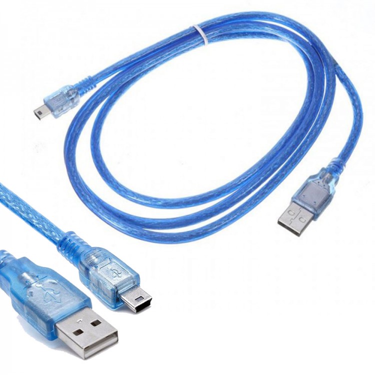 5 pin mini usb kablo şarj ve data kablosu 3m