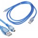 5 pin mini usb kablo şarj ve data kablosu 3m