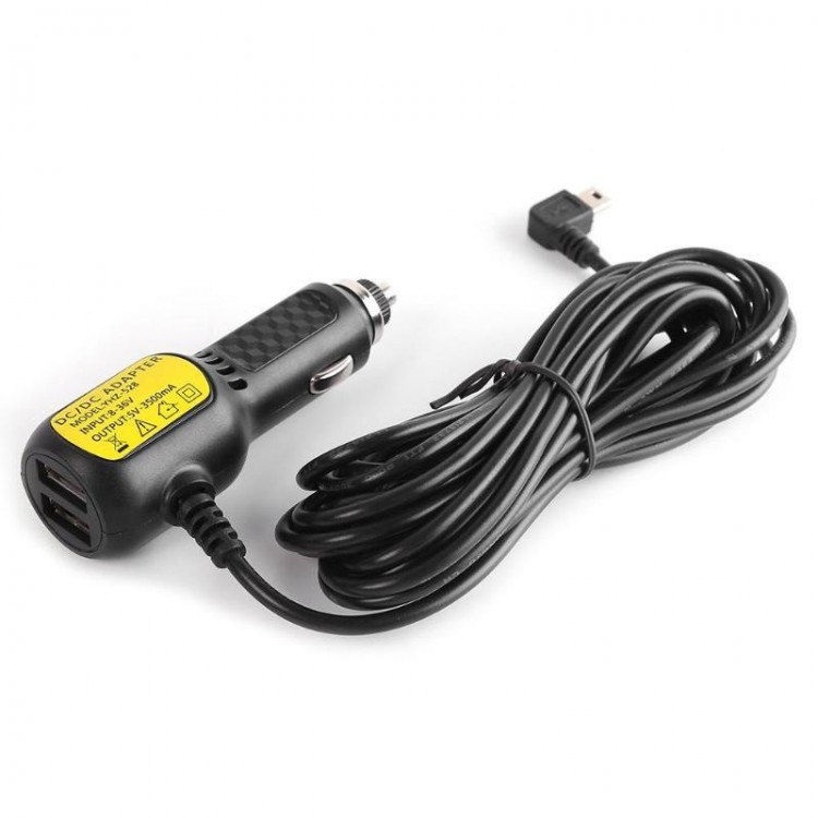 5 volt 3.5 amper mini usb şarj aleti 2 port usb navigasyon şarj aleti