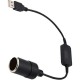 5 volt dişi çakmaklık uzatma kablosu 35 cm 5 volt dişi çakmaklık uzatma kablosu 35 cm