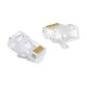 50 adet cat6 konnektör cat6 jack rj45 başlık cat 6 başlık
