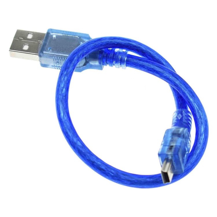 50 cm mini usb kablo 50 cm 5 pin kablo