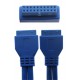 50 cm usb 3.0 20 pin dişi dişi kablo 19 pin dişi dişi kablo
