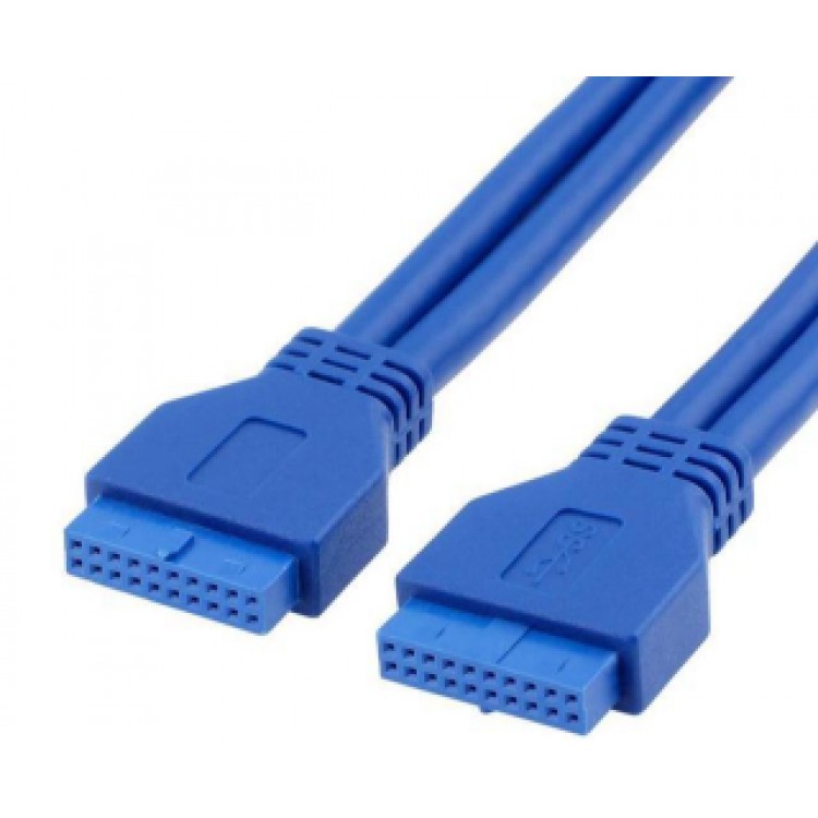 50 cm usb 3.0 20 pin dişi dişi kablo 19 pin dişi dişi kablo