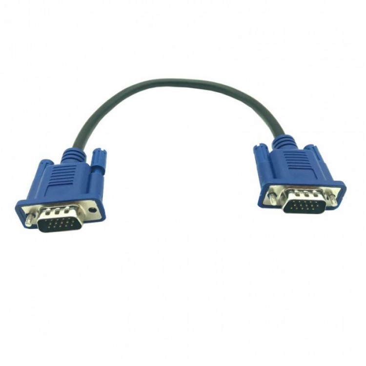 50 cm vga kablo kısa vga kablo erkek erkek yarım metre vga kablo