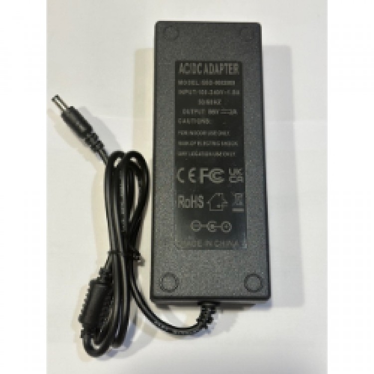 56 volt 2 amper adaptör 56 volt standart uçlu adaptör 56v 2000mah 5.5 mm 2.5 mm