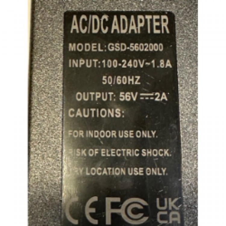 56 volt 2 amper adaptör 56 volt standart uçlu adaptör 56v 2000mah 5.5 mm 2.5 mm 56 volt 2 amper adaptör 56 volt standart uçlu adaptör 56v 2000mah 5.5 mm 2.5 mm