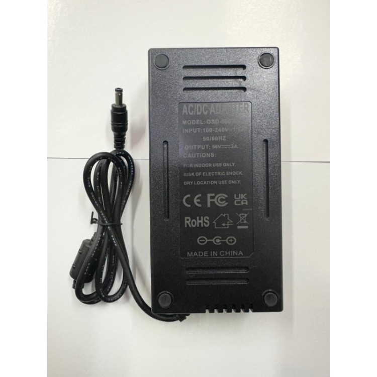 56 volt 3 amper 56 volt 168 watt 5.5 mm 2.5 mm adaptör
