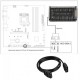 5V 3-pin RGB 10 Hub Splitter SATA güç beslemeli rgb kiti