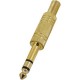 6.3 mm stereo gold jack stereo gold gitar jack