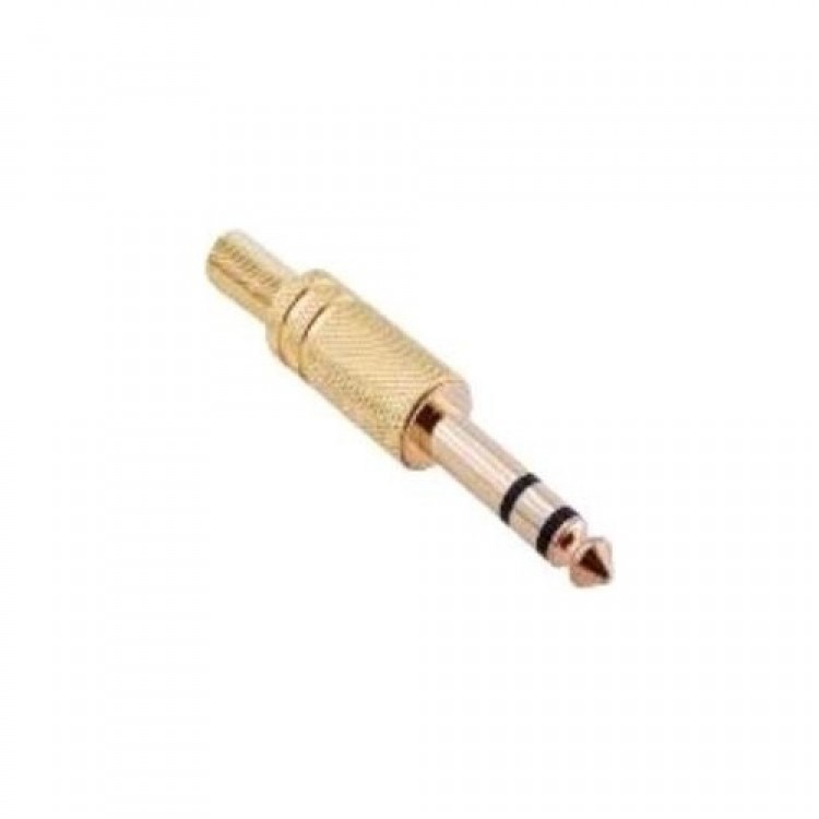 6.3 mm stereo gold jack stereo gold gitar jack